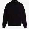 Chevron Textured Roll Neck Jumper Knitwear Chevron Textured Roll Neck Jumper Knitwear