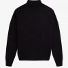 Chevron Textured Roll Neck Jumper Knitwear Chevron Textured Roll Neck Jumper Knitwear
