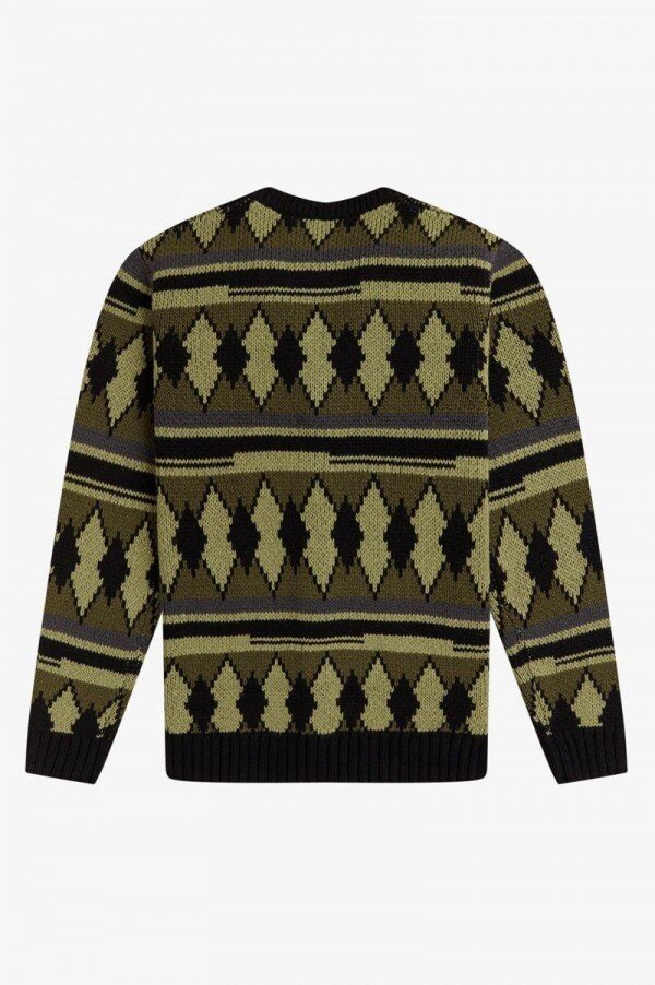 Chunky Jacquard Cardigan Knitwear Chunky Jacquard Cardigan Knitwear