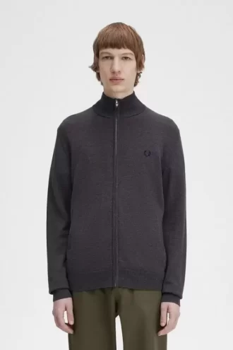 Classic Zip Through Men’s Cardigan