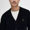 Colour Block Chenille Men’s Cardigan Colour Block Chenille Men’s Cardigan