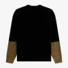 Colour Block Chenille Men’s Cardigan Colour Block Chenille Men’s Cardigan