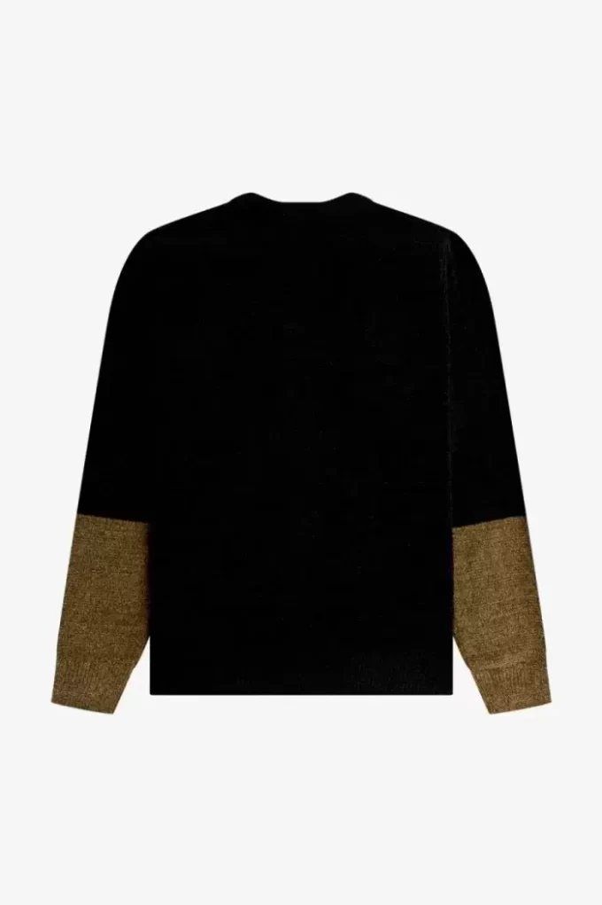 Colour Block Chenille Men’s Cardigan Colour Block Chenille Men’s Cardigan