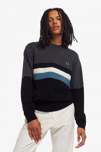 Colour Block Crew Jumper Knitwear Colour Block Crew Jumper Knitwear