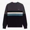 Colour Block Crew Jumper Knitwear Colour Block Crew Jumper Knitwear