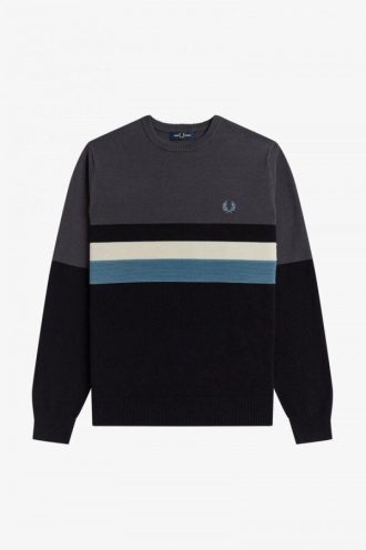 Colour Block Crew Jumper Knitwear Colour Block Crew Jumper Knitwear