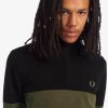 Colour Block Half-Zip Jumper Knitwear Colour Block Half-Zip Jumper Knitwear