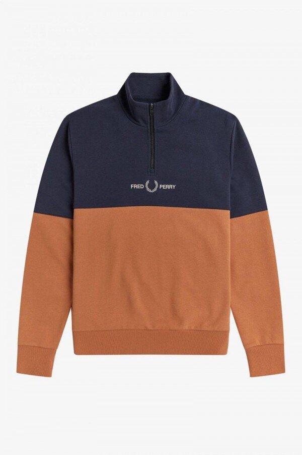 Colour Block Half Zip Sweatshirts Colour Block Half Zip Sweatshirts