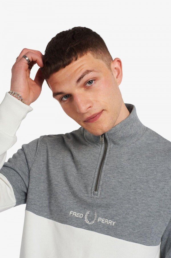 Colour Block Half Zip Sweatshirts Colour Block Half Zip Sweatshirts