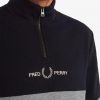 Colour Block Half Zip Sweatshirts
