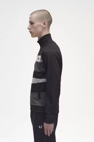 Contrast Panel Men’s Track Jackets