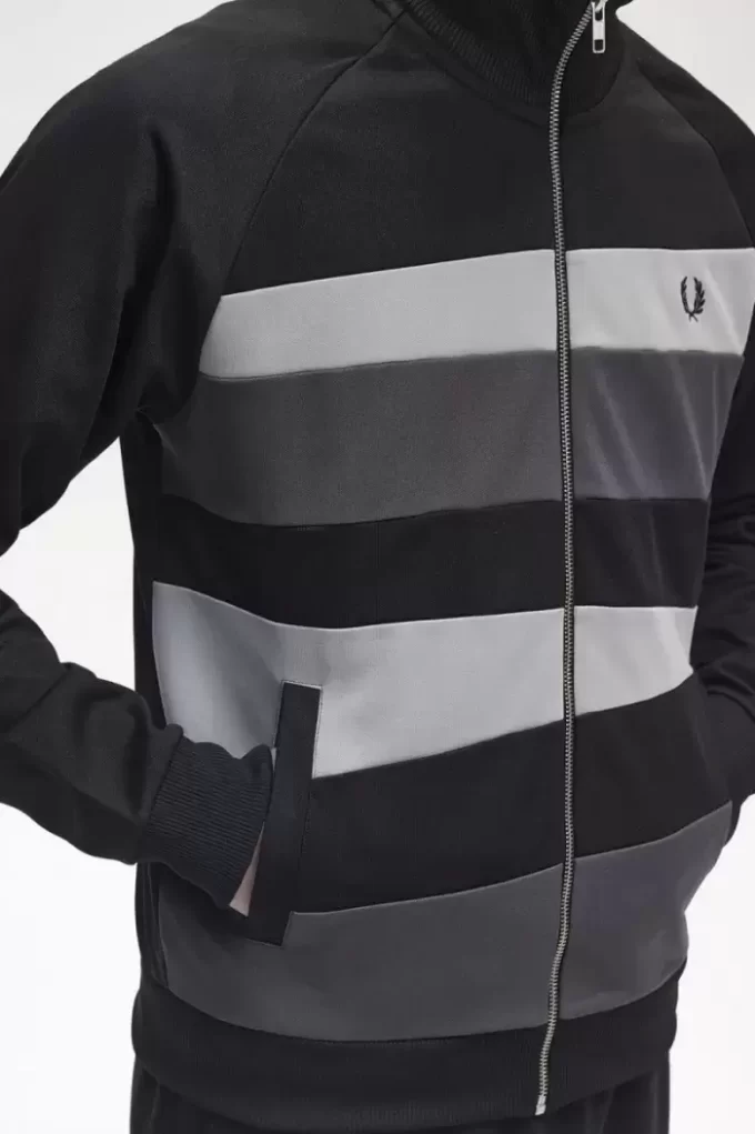 Contrast Panel Men’s Track Jackets Contrast Panel Men’s Track Jackets