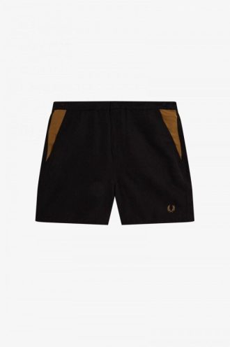 Contrast Panel Swim Shorts