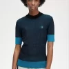 Contrast Rib Short Sleeve Women’s Jumper Contrast Rib Short Sleeve Women’s Jumper