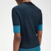 Contrast Rib Short Sleeve Women’s Jumper Contrast Rib Short Sleeve Women’s Jumper