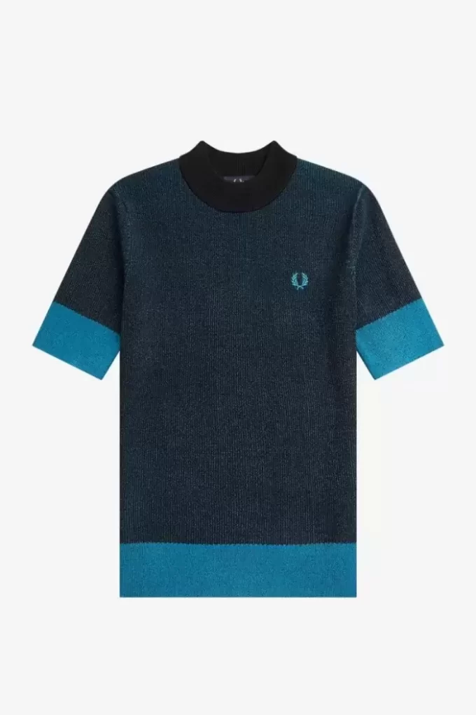 Contrast Rib Short Sleeve Women’s Jumper Contrast Rib Short Sleeve Women’s Jumper