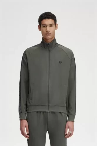 Contrast Tape Men’s Track Jackets