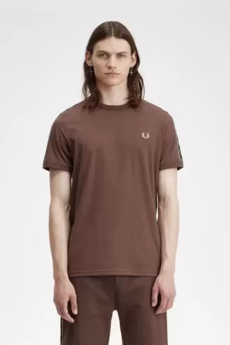 Contrast Tape Ringer Men’s T-Shirt