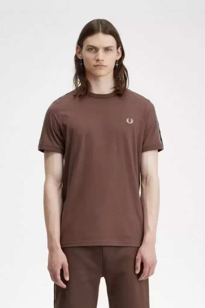 Contrast Tape Ringer Men’s T-Shirt