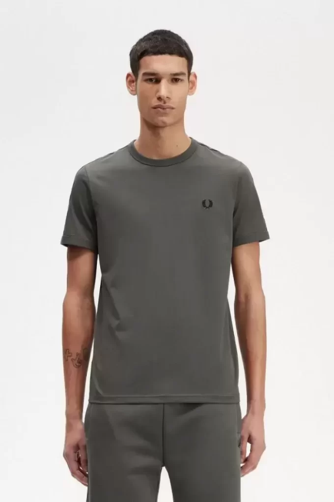 Contrast Tape Ringer Men’s T-Shirt