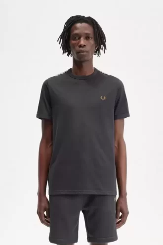 Contrast Tape Ringer Men’s T-Shirt