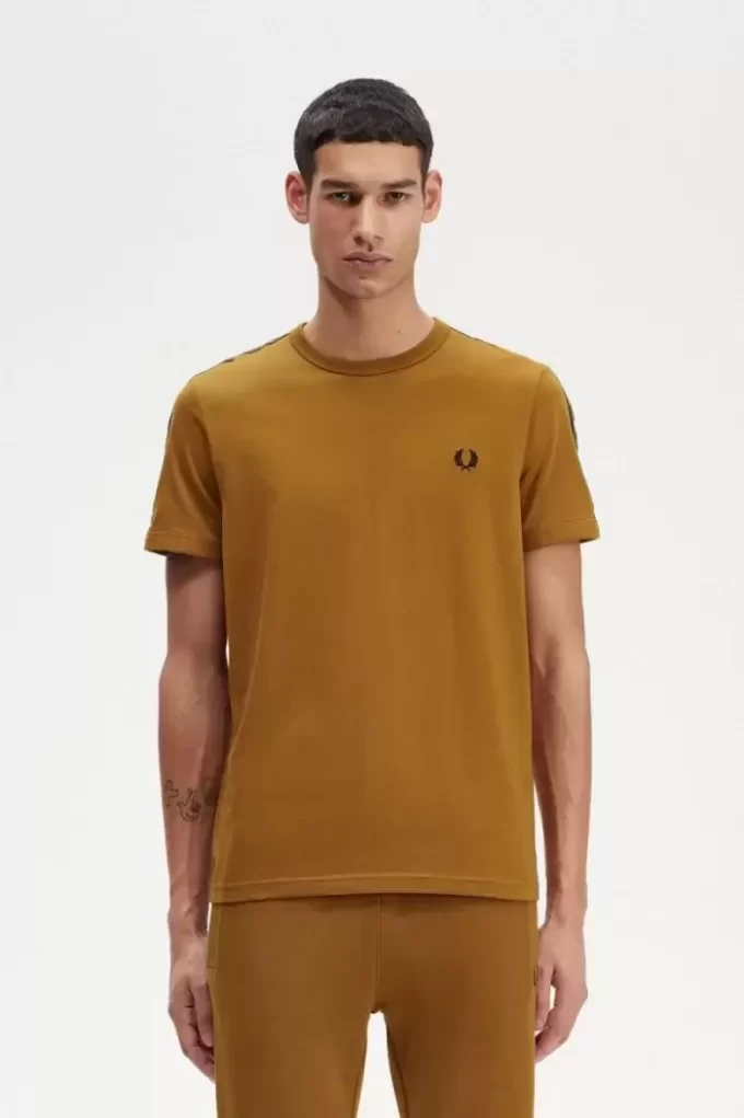 Contrast Tape Ringer Men’s T-Shirt