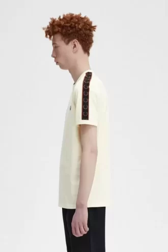 Contrast Tape Ringer Men’s T-Shirt