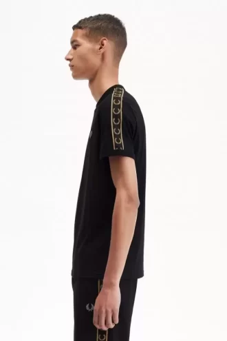 Contrast Tape Ringer Men’s T-Shirt
