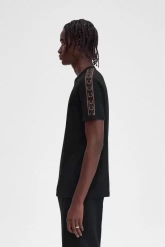 Contrast Tape Ringer Men’s T-Shirt