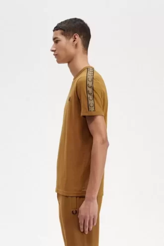 Contrast Tape Ringer Men’s T-Shirt