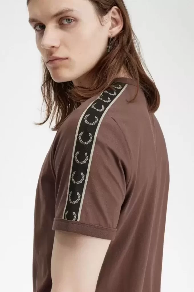 Contrast Tape Ringer Men’s T-Shirt