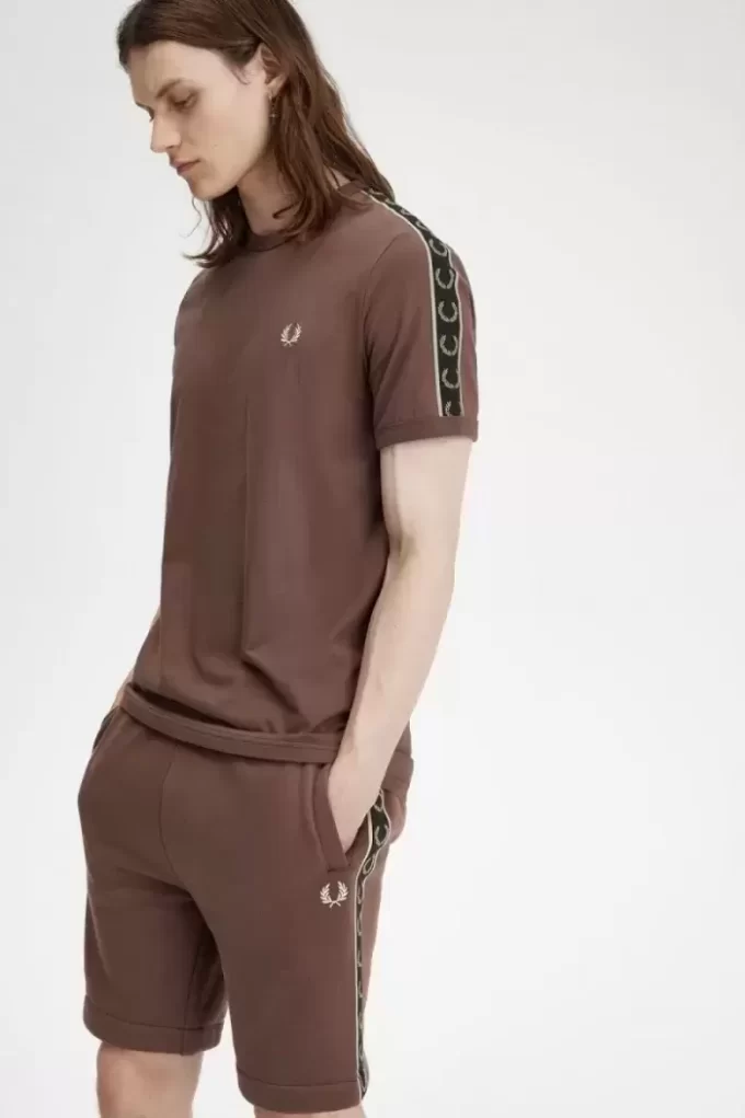 Contrast Tape Ringer Men’s T-Shirt