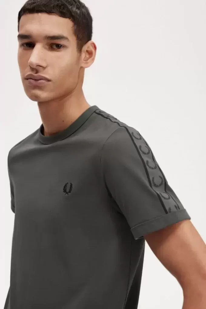 Contrast Tape Ringer Men’s T-Shirt