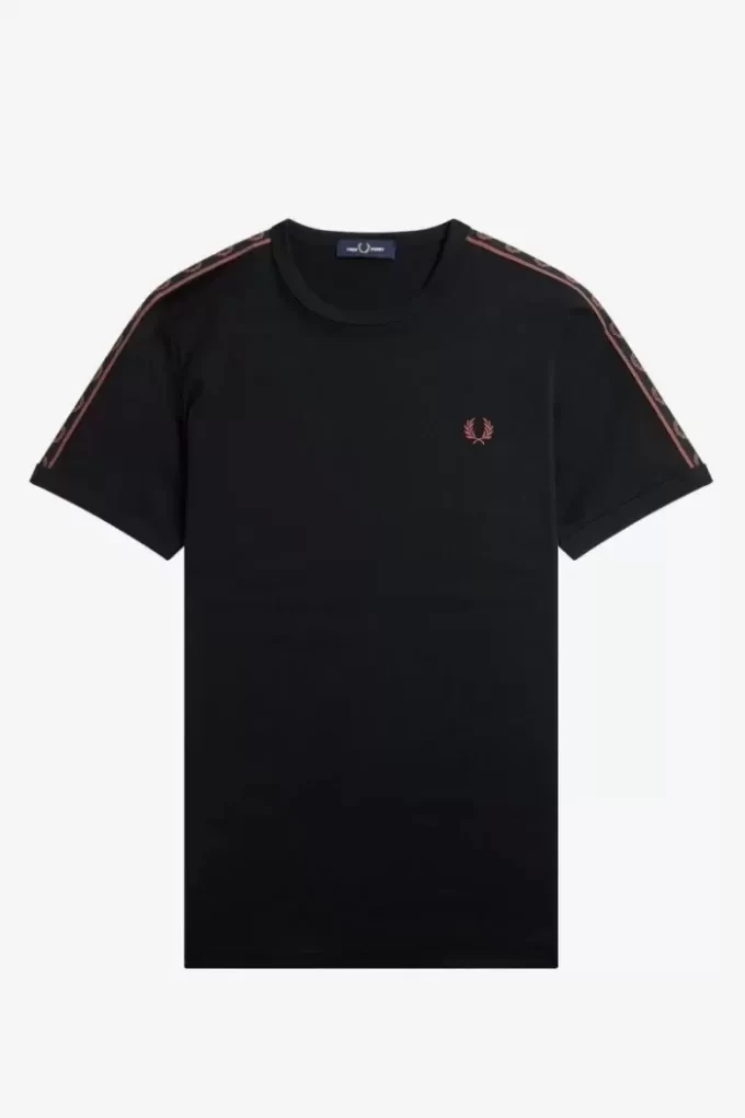 Contrast Tape Ringer Men’s T-Shirt