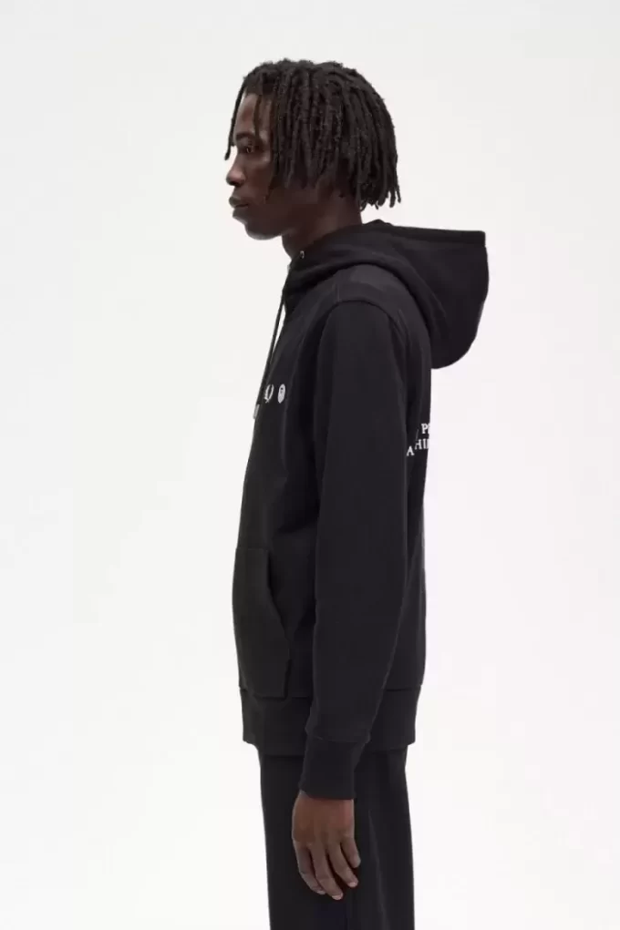 Contrast Zipped Hooded Men’s Sweatshirts