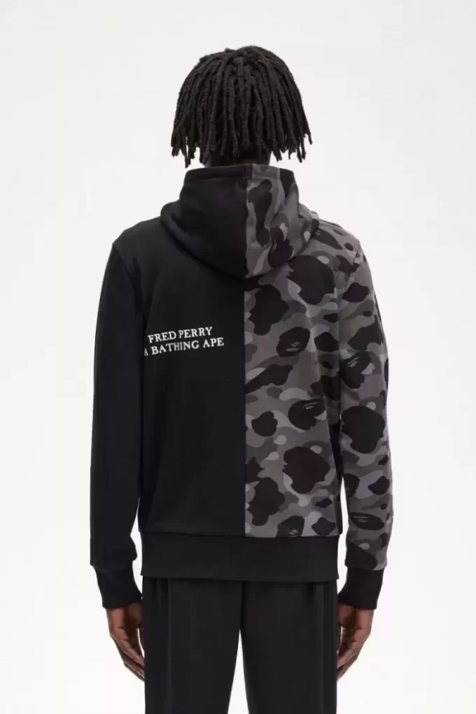 Contrast Zipped Hooded Men’s Sweatshirts