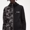 Contrast Zipped Hooded Men’s Sweatshirts