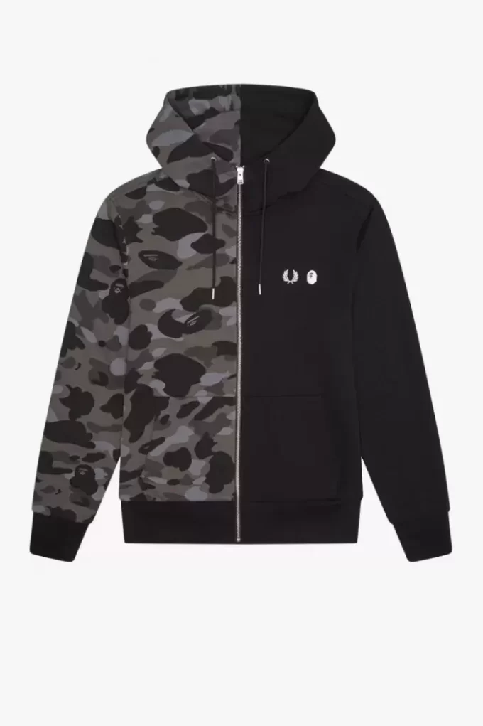 Contrast Zipped Hooded Men’s Sweatshirts