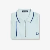 Crepe Pique Zip Neck Men’s Polo Shirt Crepe Pique Zip Neck Men’s Polo Shirt