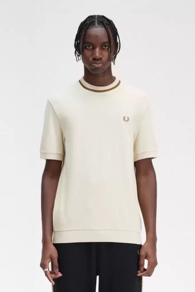 Crew Neck Piqué Men’s T-Shirt Crew Neck Piqué Men’s T-Shirt