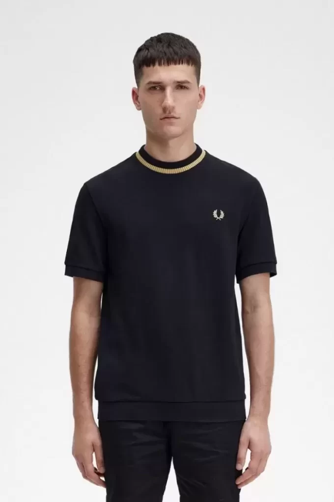 Crew Neck Piqué Men’s T-Shirt Crew Neck Piqué Men’s T-Shirt