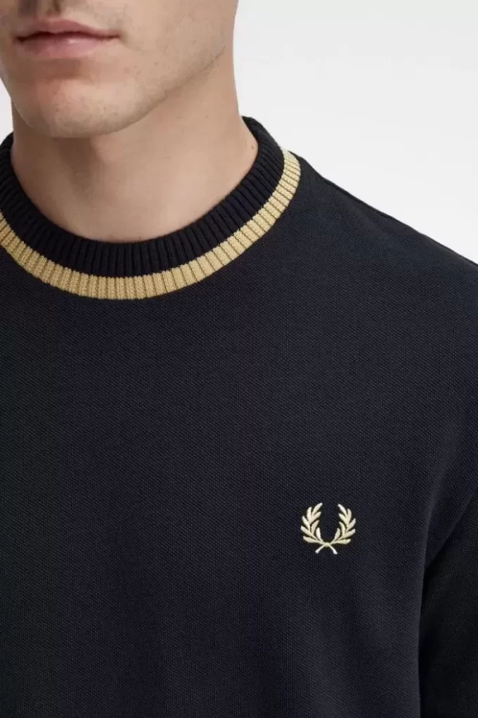 Crew Neck Piqué Men’s T-Shirt Crew Neck Piqué Men’s T-Shirt