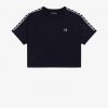 Cropped Taped Ringer T Shirts Cropped Taped Ringer T Shirts