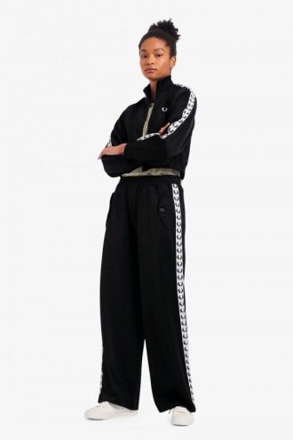 Cropped Taped Track Jackets