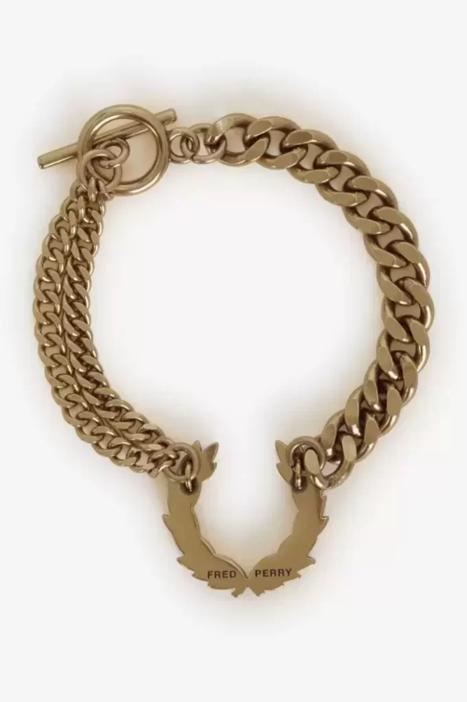 Double Chain Laurel Wreath Bracelet Women’s Jewellery Double Chain Laurel Wreath Bracelet Women’s Jewellery