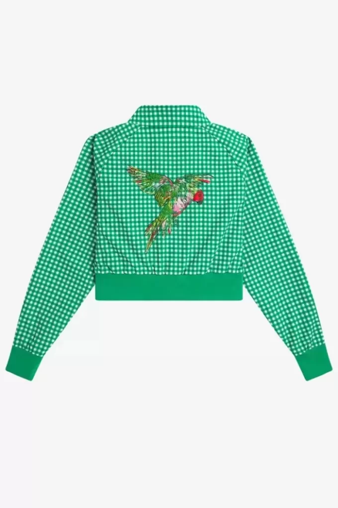 Embroidered Gingham Women’s Jackets Embroidered Gingham Women’s Jackets