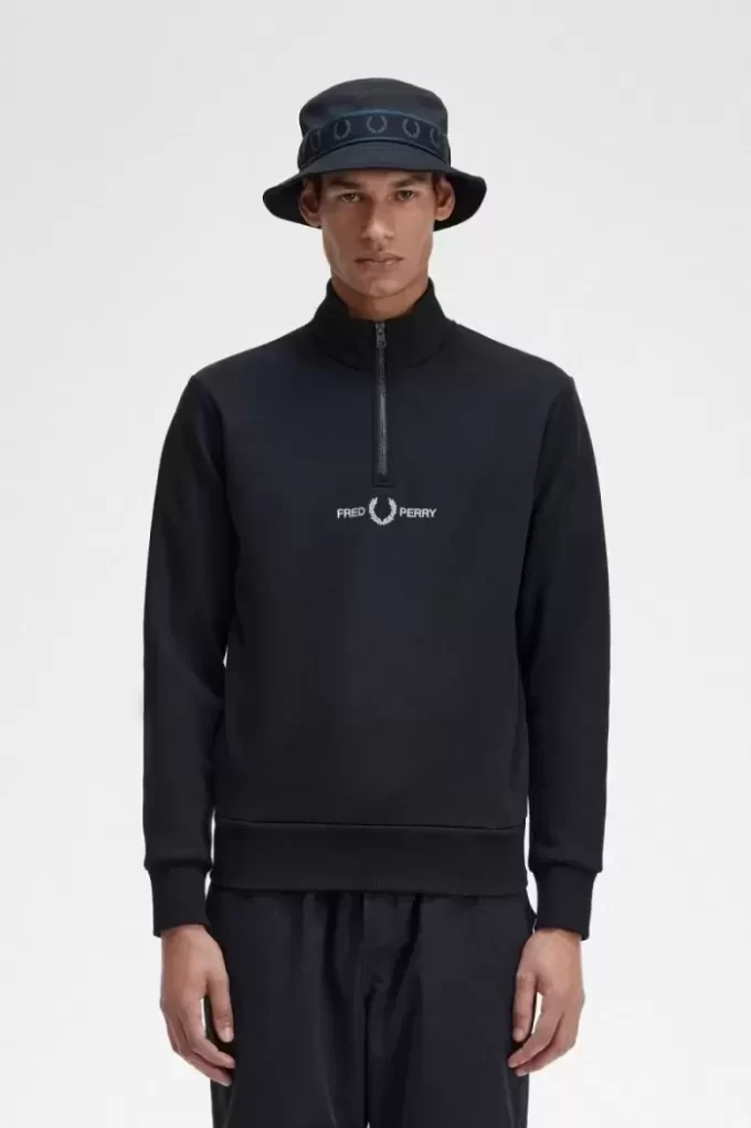 Embroidered Half Zip Men’s Sweatshirts Embroidered Half Zip Men’s Sweatshirts