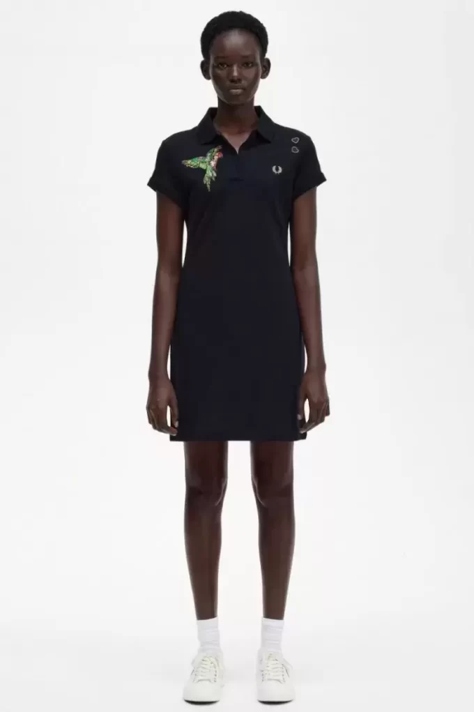 Embroidered Piqué Women’s Dress Embroidered Piqué Women’s Dress