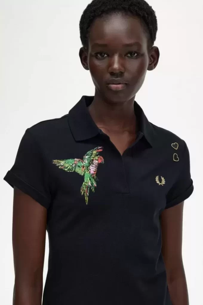 Embroidered Piqué Women’s Dress Embroidered Piqué Women’s Dress
