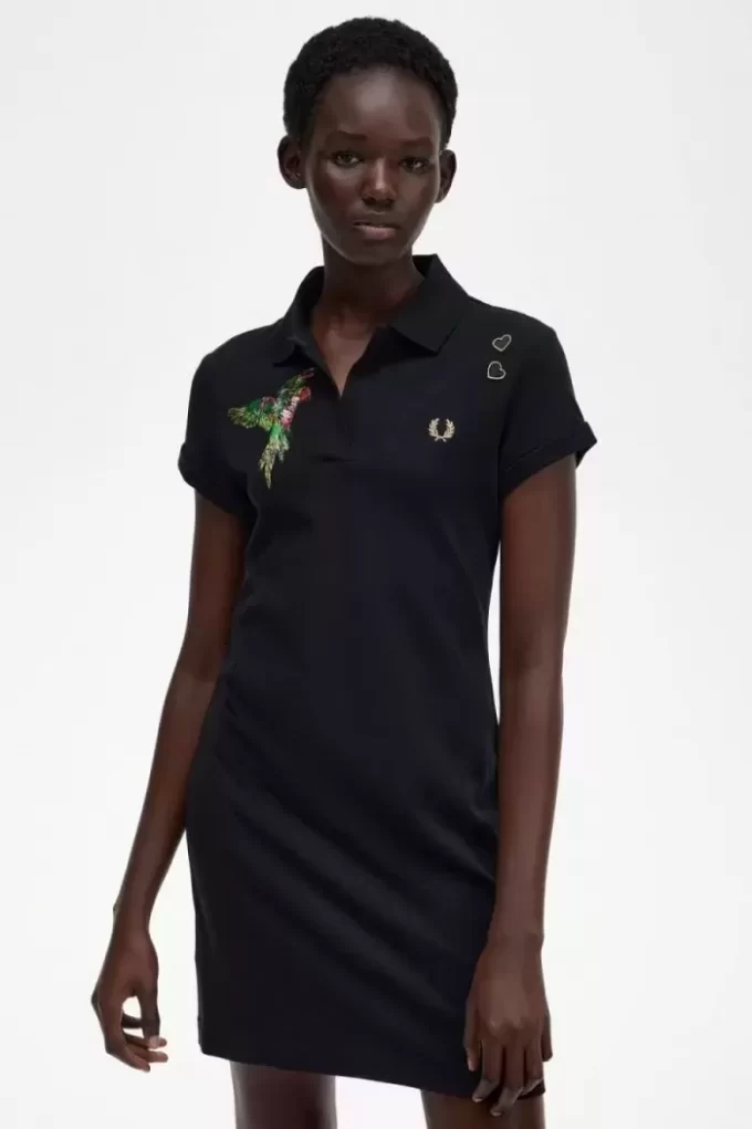 Embroidered Piqué Women’s Dress Embroidered Piqué Women’s Dress